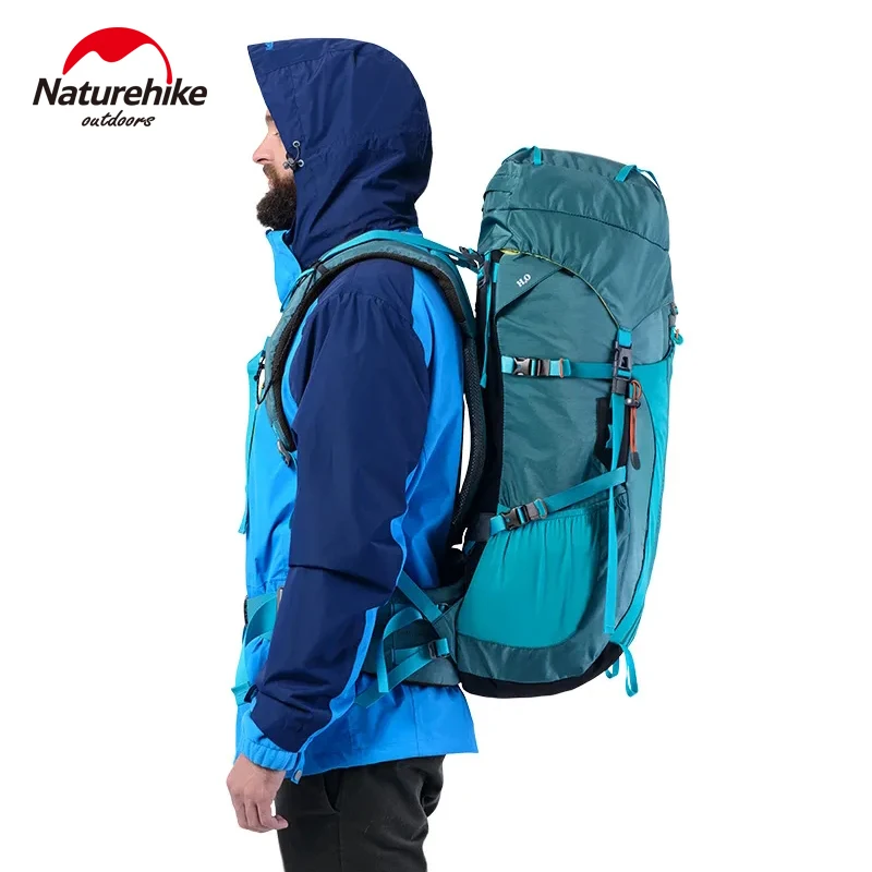 Naturehike Backpack Waterproof Rucksack 45L 55L 65L Big Knapsack Backpacking Camping Climbing Hiking Travel Bag With Rain Cover - Image 4