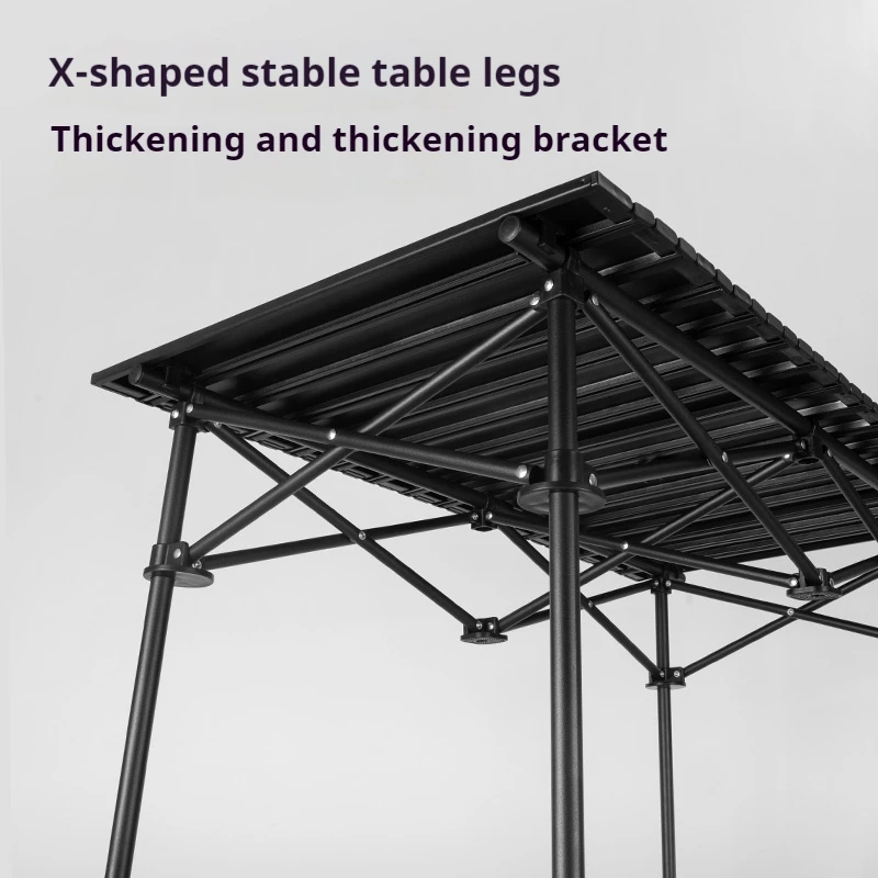 Naturehike BLACKDOG Outdoor Camping Table And Chair Set Carbon Steel Floding Egg Roll Table Portable Oxford Folding Picnic Chair - Image 6