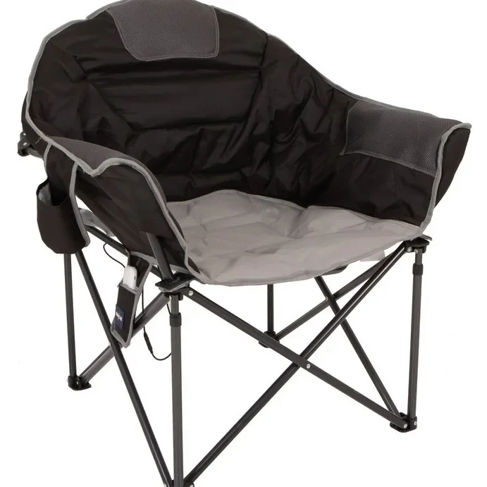 Outdoor Camping Folding Heating Chair Cotton Heated Fold Chair Balcony Leisure Chair - Image 3