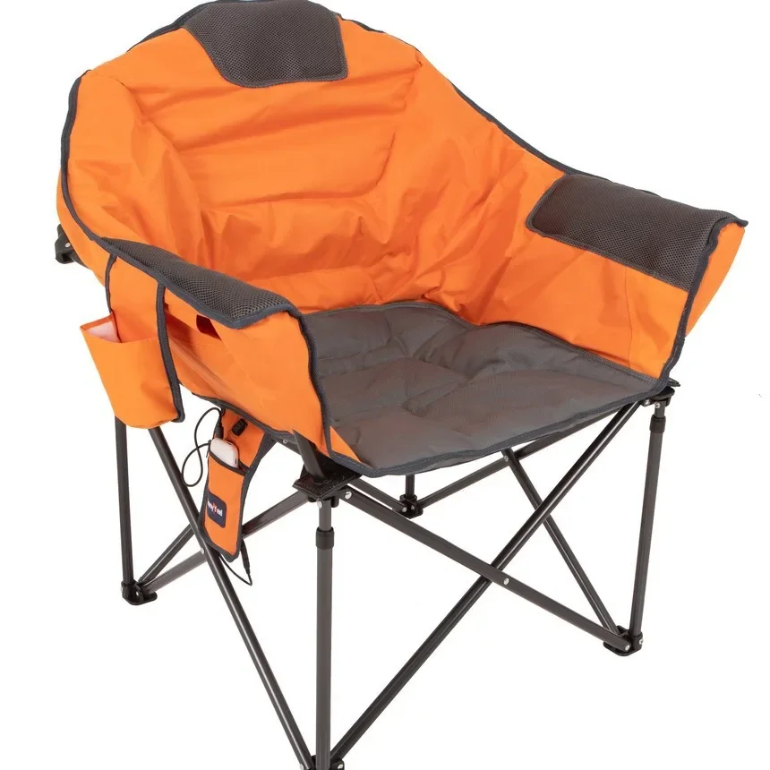 Outdoor Camping Folding Heating Chair Cotton Heated Fold Chair Balcony Leisure Chair - Image 2